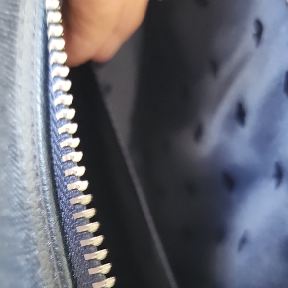 Kate Spade Navy Crossbody Bag with Cherry Detail - Picture 10 of 10